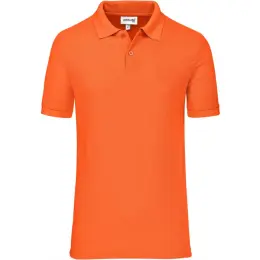 Mens Everyday Golf Shirt Orange Front